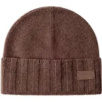 Hackett London per uomo. HM0400107 Berretto Cashmere marrone (OSFA), Casual, Chachemire