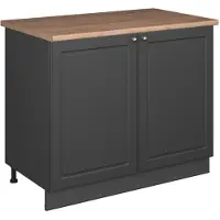 Vicco Mobile lavello cucina Fame-Line Oro-antracite rustico/Antracite 100 cm, PL Rovere, Model 61927