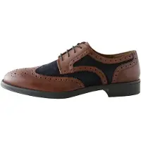Next Scarpa stringata blu notte / marrone