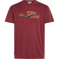 Icebreaker - T-shirt a maniche corte in lana merino - M 150 Tech Lite SS Tee Transportage Port per Uomo - Taglia S - Bordeaux