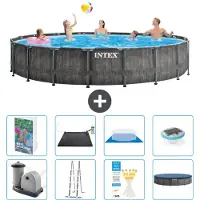Intex Struttura per piscina a forma di prisma - 549x122 cm - composta da 7 elementi - modello S598