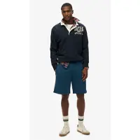 Superdry per uomo. M7110481A Pantaloncini Plain blu (XXL), Casual, Cotone, Navy