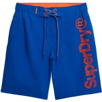 Superdry per uomo. M3010224A Costume da bagno Classic blu (M), Beachwear, Polister riciclato