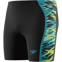 Speedo Hyperboom Splice Mid Jammer Pantaloncino da bagno Uomo (3, blu)