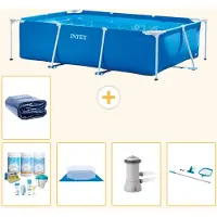 Intex Piscina fuori terra rettangolare - 300x200x75 cm - 6 pezzi - Modello S20055