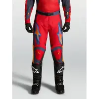 Alpinestars Pantaloni Racer Hunt 2027 Fire Red Graystone Hot Coral, Taglia: 36