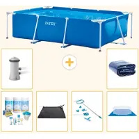 Intex Piscina fuori terra rettangolare - 300x200x75 cm - 7 pezzi - Modello S20052