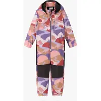 Reima Kid's Nurmes Softshell Overall Print Tuta outdoor Bambini (122, fuchsia)