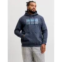 Jack & Jones Plus Size Felpa Con Cappuccio Con Logo