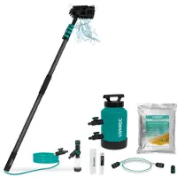 Vonroc Spazzola telescopica PRO 3K Full Carbon - 6,5 m | filtro DI incluso