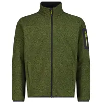 CMP Jacket Jacquard Knitted 38H2237 Giacca in pile Uomo (58, olivia)