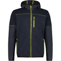 CMP Jacket Fix Hood 36H2437 Giacca in pile Uomo (48, blu)