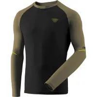 Dynafit - T-shirt leggero e traspirante - Alpine Pro M L/S Tee Military Green per Uomo in Pelle - Taglia XL - Kaki