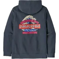 Patagonia Great Waves Uprisal Hoody Felpa con cappuccio Uomo (M, blu)