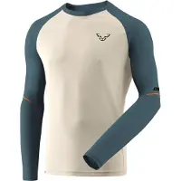 Dynafit - T-shirt leggero e traspirante - Alpine Pro M L/S Tee Cinder Overcast per Uomo in Pelle - Taglia M - Beige