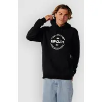 Rip Curl Staple Hood Felpa con cappuccio Uomo (M, nero)