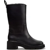 Camper per donna. K400843-001 Stivali alti in pelle Milah nero (36), 3 a 5cm, Nessuno, Casual