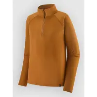 Patagonia Capilene Midweight Zip-Neck Intimo sintetico Uomo (L, marrone)