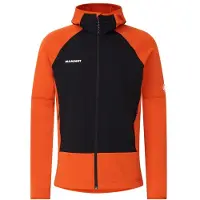 Mammut Massone Midlayer Hooded Jacket Giacca in pile Uomo (XL, rosso)