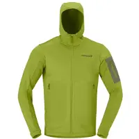Norrøna Falketind Warm2 Stretch Hood Giacca in pile Uomo (M, olivia)