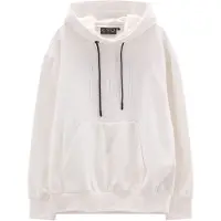 CMP Sweat Fix Hood 36D4807 Felpa con cappuccio Uomo (L, bianco/grigio)