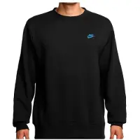 Nike Club BB Crew Maglione Uomo (L, nero)
