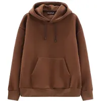 CMP Sweat Fix Hood 35D4847 Felpa con cappuccio Uomo (M, marrone)