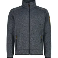 CMP Jacket Jacquard Knitted 3H60747N Giacca in pile Uomo (46, blu)