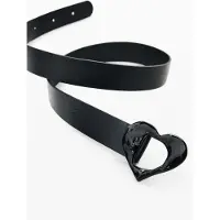 Desigual , Cintura 100% pelle, Cow Leather, Nero, 95