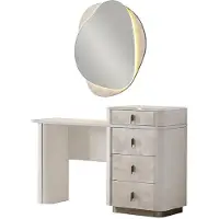 Xl Moebel Gmbh Set per camera da letto: letto, armadio, comodino, tavolino da trucco. Colore: beige. Stile: lusso, moderno