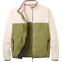 Passenger - Pile con zip in Polartec - Set Off Full Zip Polar Fleece Oatmeal Khaki per Uomo in Poliestere Riciclato - Taglia L - Beige