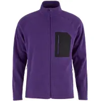 Fjällräven Kaipak Fleece Giacca in pile Uomo (XS, lilla)