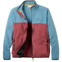 Passenger Set Off Recycled Full Zip Polar Fleece Giacca in pile Uomo (XL, rosso)