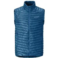 Norrøna Trollveggen Superlight Down800 Vest Gilet in piumino Uomo (S, blu)