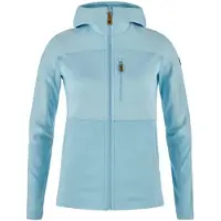 Fjällräven Women's Abisko Trail Fleece Giacca in pile Donna (M, blu/turchese)