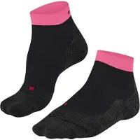 Falke Women's RU4 Short Calze da running Donna (39-40, nero)