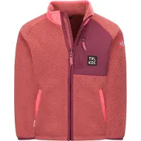 TROLLKIDS Kid's Odda Jacket XT Giacca in pile Bambini (116, rosso)