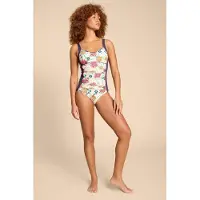 White Stuff Splash Swimsuit Ivory Multi Taglia: 6 | Costumi Interi Outlet | Donna | Bianco