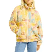 Billabong - Polaire à col montant demi-zippée - First Light White Cap per Donne - Taglia L - Beige