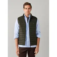 Hackett London per uomo. HM4000197 Gilet Ultra verde scuro (XXL), Casual, Poliestere