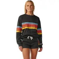 Rip Curl Women's Surf Revival Relaxed Crew Maglione Donna (M, nero)