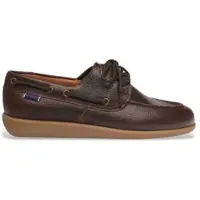Sebago per uomo. 72125BW mocassini in pelle marrone di Gary Jobson (41), Basso, 1 a 3 cm, Stringhe, Casual, Classico