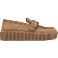 Weekend Max Mara per donna. 2625526114600 Mocassini in Pelle Wkanavetta marrone (39), Basso, 1 a 3 cm, Nessuno, Casual