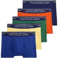 Ralph Lauren per uomo. 714864292029 Set 5 boxer classici in cotone elasticizzato multicolore (M), Homewear