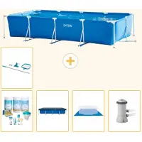 Intex Piscina fuori terra rettangolare - 450x220x84 cm - 6 pezzi - Modello S20065