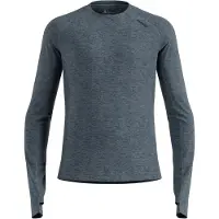 Odlo X-Alp Pw 115 T-Shirt Crew Neck L/S Maglia da corsa Uomo (XXL, blu)