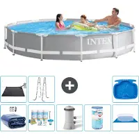 Intex Struttura per piscina a forma di prisma - 366x76 cm - composta da 9 elementi - modello S41948