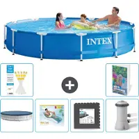 Intex Piscina fuori terra a struttura - 366x76 cm - 5 pezzi - Modello S49