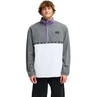 Billabong Space Lobster Pullover in pile Uomo (L, grigio/bianco)