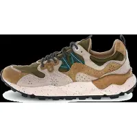 Flower Mountain per uomo. 2017816 Yamano 3 Sneakers Multicolor (43), Beige, Basso, Nubuck, Stringhe, Casual, Multicolore